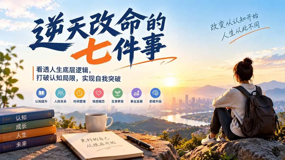 （21022期）付费文章：逆天改命的七件事，看透人生底层逻辑，打破认知局限，实现自我突破-小优资源网