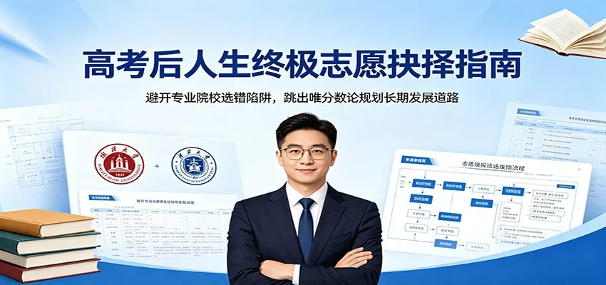 高考后人生终极志愿抉择指南：避开专业院校选错陷阱，跳出唯分数论规划长期发展道路-小优资源网