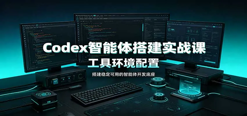 Codex智能体搭建实战课：工具环境配置，自定义技能开发，多业务自动化教学-小优资源网