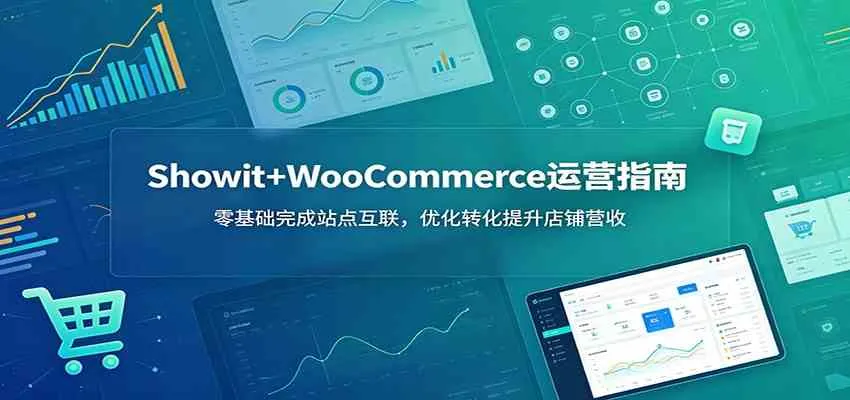 Showit+WooCommerce运营指南:零基础完成站点互联,优化转化提升店铺营收-小优资源网