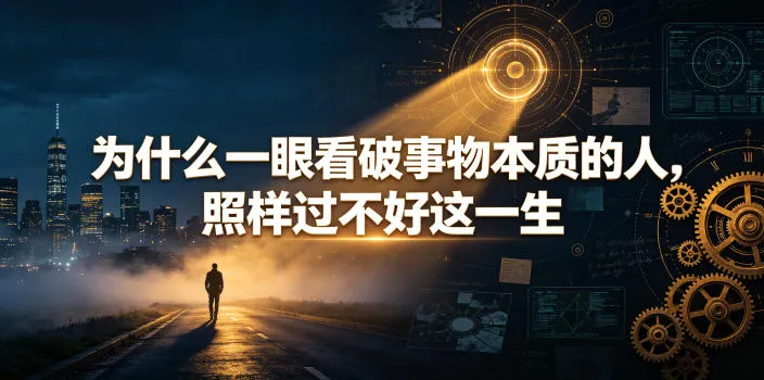 付费文章：为什么一眼看破事物本质的人，照样过不好这一生-小优资源网