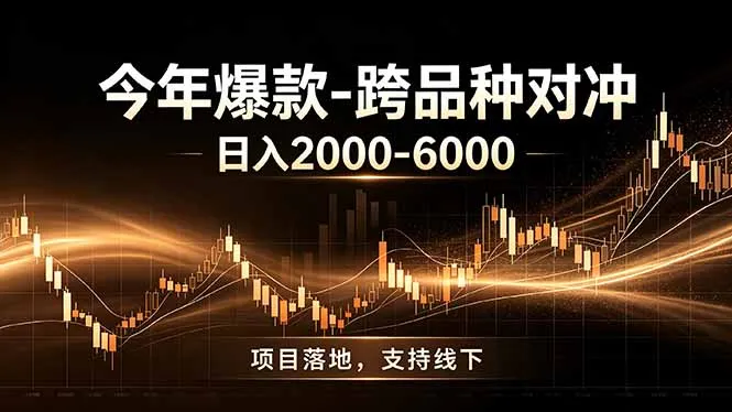 全新跨品种对冲模式上线！日稳定盈利 2000-6000，合规长久可批量放大-小优资源网