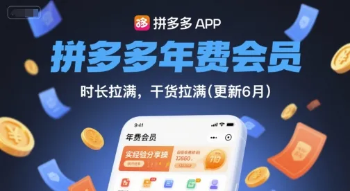 拼多多年费会员,实经验分享操,时长拉满,干货拉满(更新260914)-小优资源网