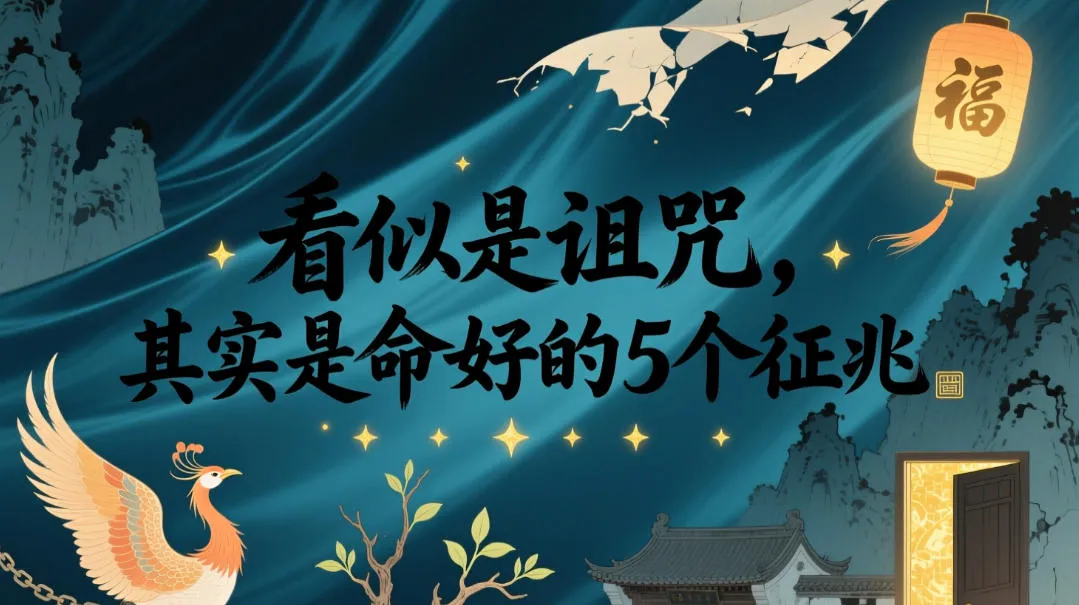 付费文章：看似是诅咒，其实是命好的5个征兆-小优资源网