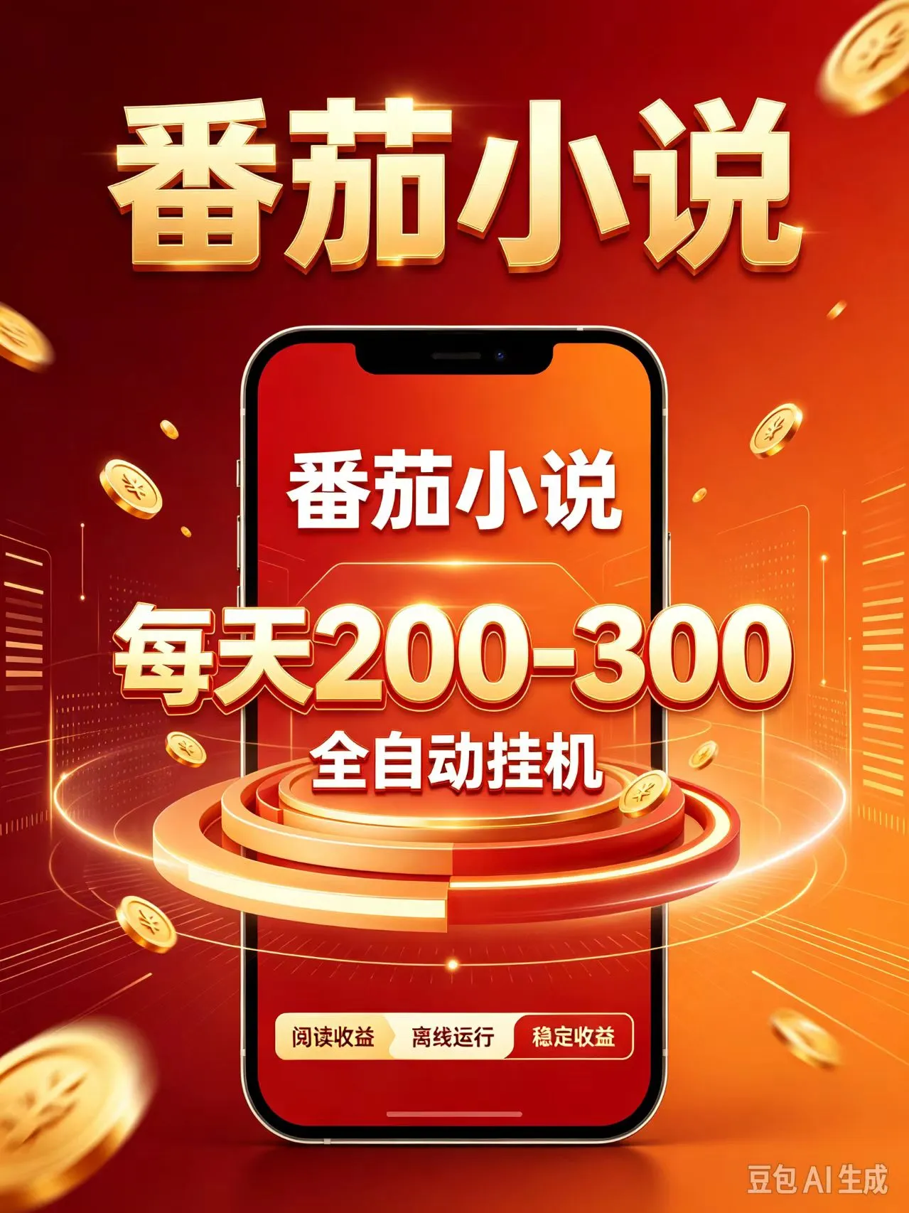 门槛极低的番茄全自动小说,日入200-300,项目非常火爆-小优资源网