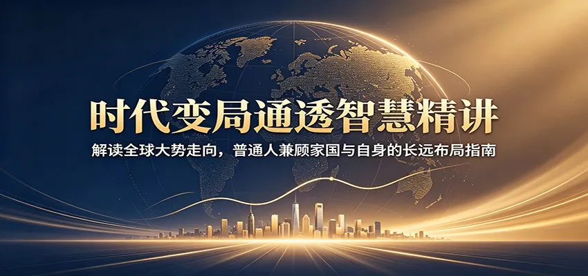 时代变局通透智慧精讲：解读全球大势走向，普通人兼顾家国与自身的长远布局指南-小优资源网
