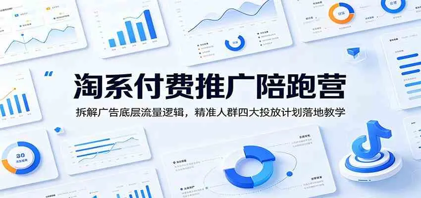 淘系付费推广陪跑营:拆解广告底层流量逻辑,精准人群四大投放计划落地教学 淘系付费推广陪跑营:拆解广告底层流量逻辑,精准人群四大投放计划落地教学