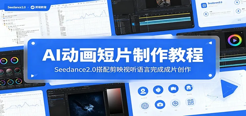 AI动画短片制作教程:Seedance2.0搭配剪映视听语言完成成片创作-小优资源网