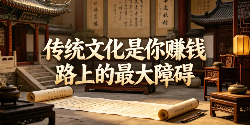 付费文章:传统文化是你賺钱路上的最大障碍-小优资源网