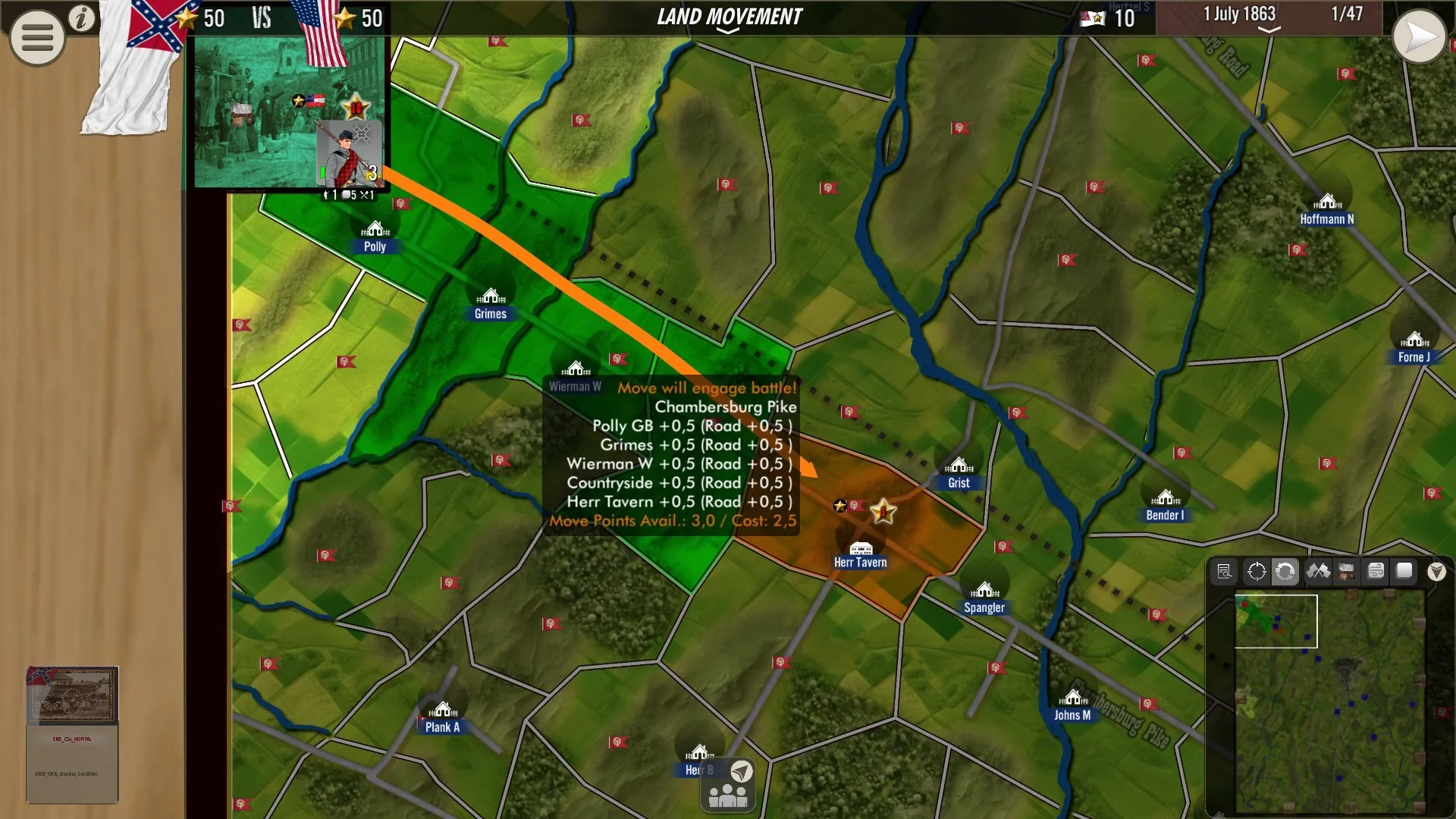SGS 葛底斯堡战役/SGS Battle for: Gettysburg