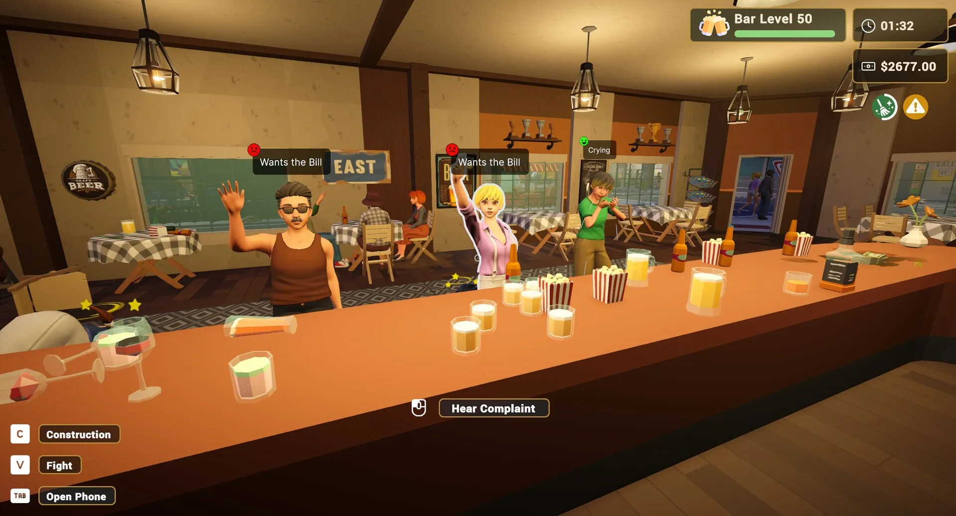 酒吧大乱斗:合作经营模拟器/Barfender: CO-OP Bar Simulator 新游发布 酒吧大乱斗:合作经营模拟器/Barfender: CO-OP Bar Simulator 新游发布