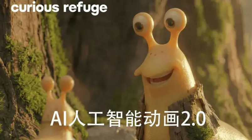 好奇避难所—AI人工智能动画电影制作2.0-【独家精翻中英字幕】-小优资源网