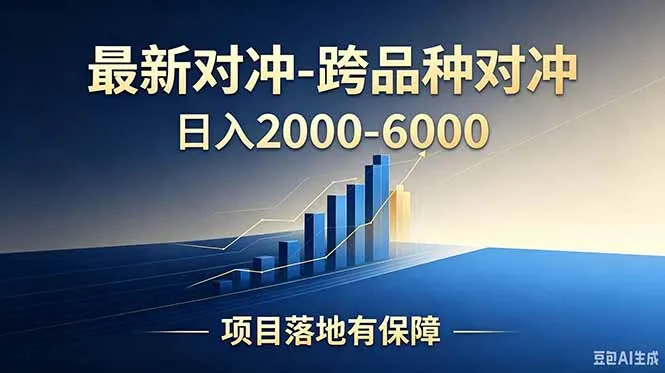 跨品种对冲震撼首发！日收益2000-6000+，项目绿色长久，安全稳健，合规靠谱，可批量放大-小优资源网
