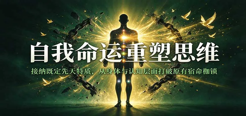 自我命运重塑思维:接纳既定先天特质,从身体与认知层面打破原有宿命枷锁 自我命运重塑思维:接纳既定先天特质,从身体与认知层面打破原有宿命枷锁