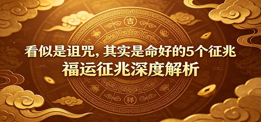 付费文章：《看似是诅咒，其实是命好的5个征兆》福运征兆深度解析-小优资源网