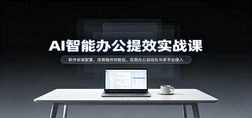AI智能办公提效实战课:软件安装配置,活用插件技能包,实现办公自动化与多平台接入 AI智能办公提效实战课:软件安装配置,活用插件技能包,实现办公自动化与多平台接入