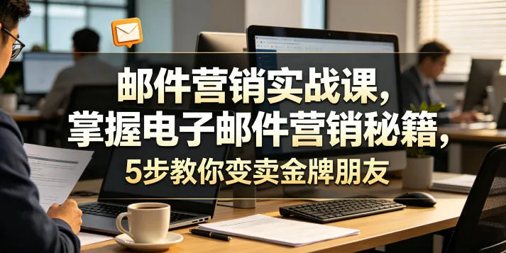 邮件营销实战课,掌握电子邮件营销秘籍,5步教你变卖金牌朋友【原创双语字幕】-小优资源网