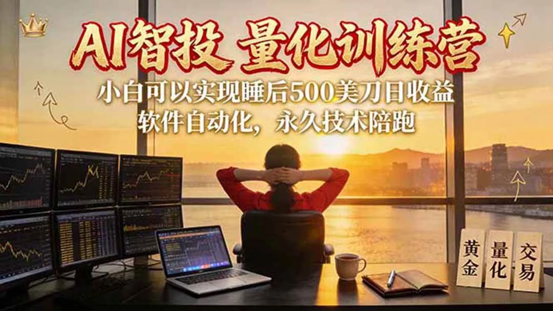 (20433期)AI智投EA量化训练营【第三期】,多策略智投+防爆技术+趋势分析 ,轻松上手,矩阵放大,长期稳定。 (20433期)AI智投EA量化训练营【第三期】,多策略智投+防爆技术+趋势分析 ,轻松上手,矩阵放大,长期稳定。