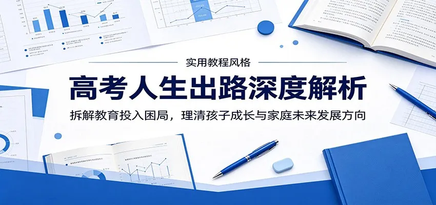 高考人生出路深度解析:拆解教育投入困局,理清孩子成长与家庭未来发展方向-小优资源网