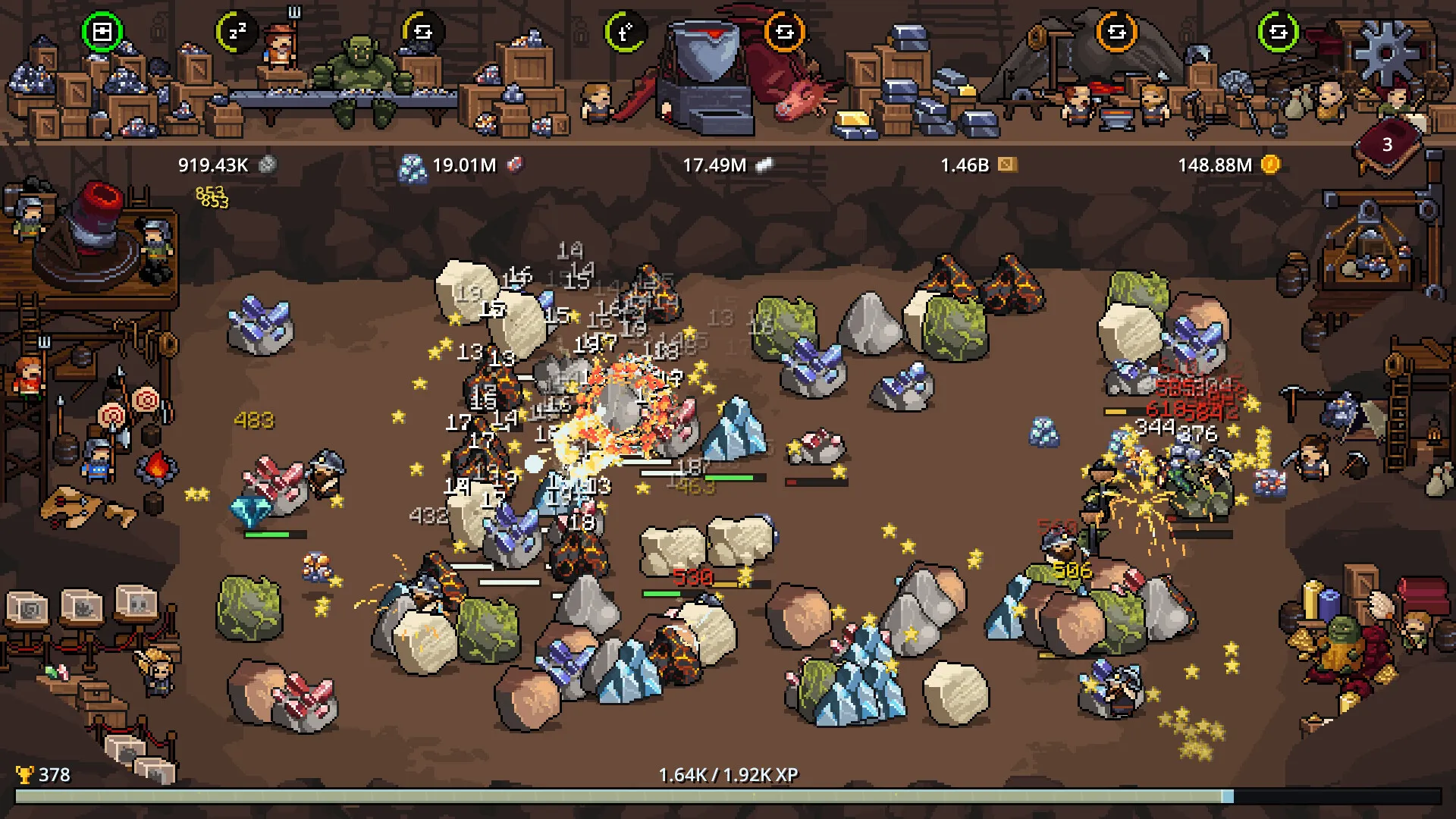 幻想矿工：深渊挂机/Fantasy Miner: Idle Depths 新游发布-小优资源网